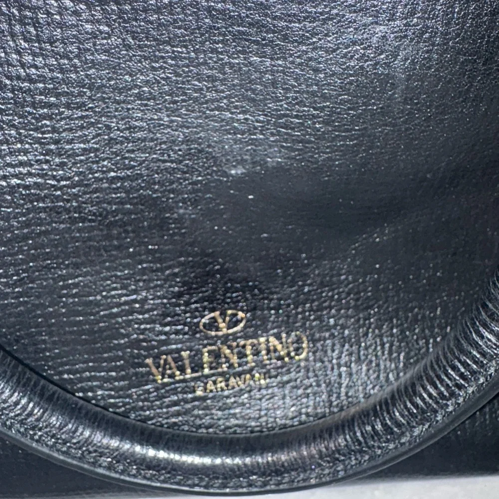 Valentino Garavani Black Tote with Gold Studs - Picture 11 of 12